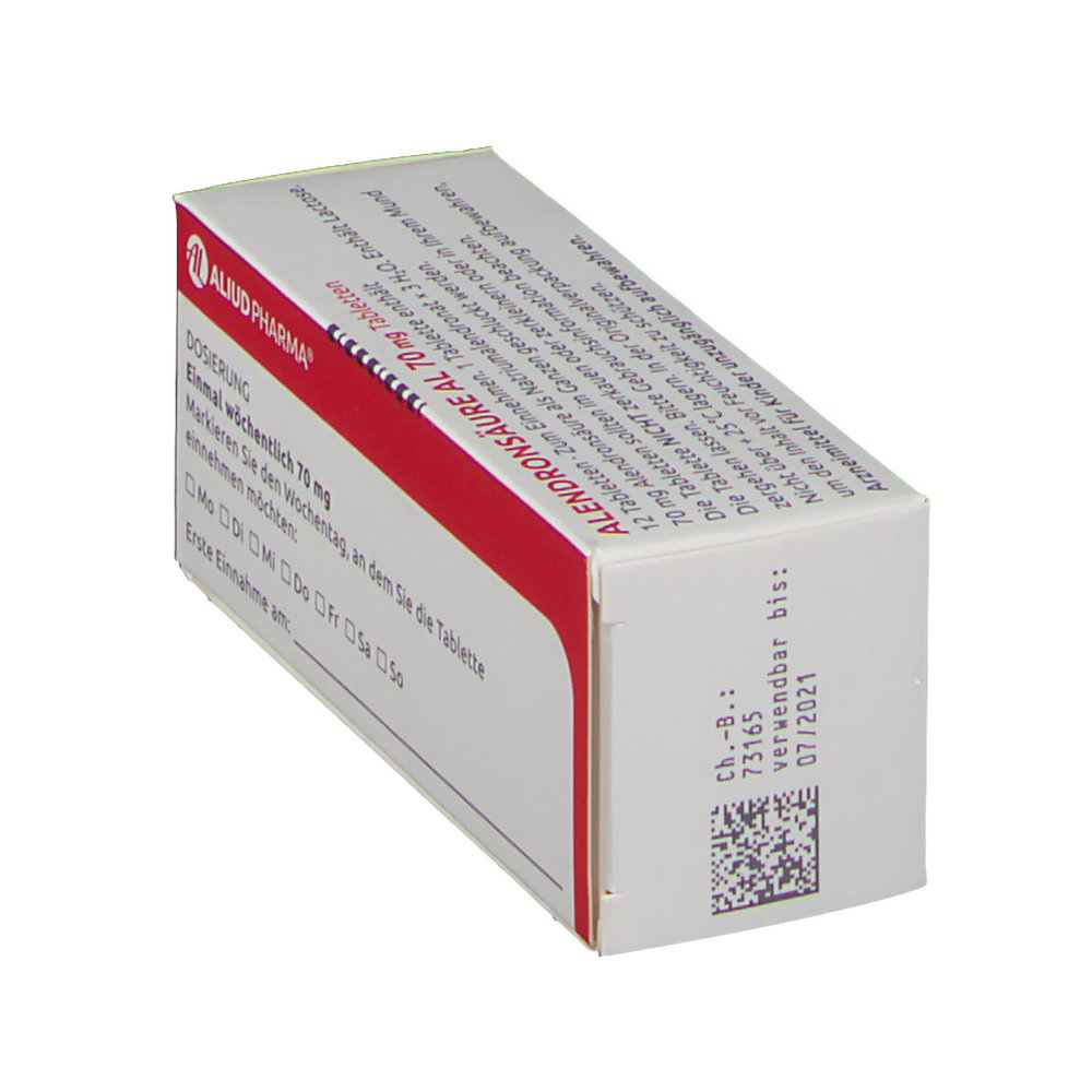 Alendronsäure AL 70 Mg Tabletten 12 St - Shop-apotheke.com