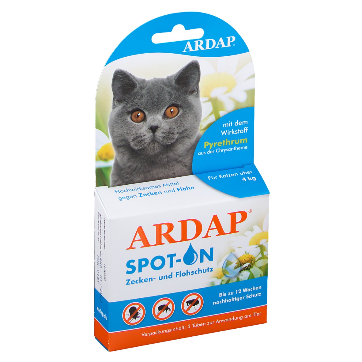 ARDAP® SpotOn für große Katzen über 4 kg 3x0,8 ml