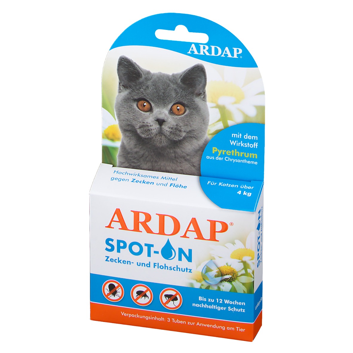 ARDAP® SpotOn für große Katzen über 4 kg 3x0,8 ml