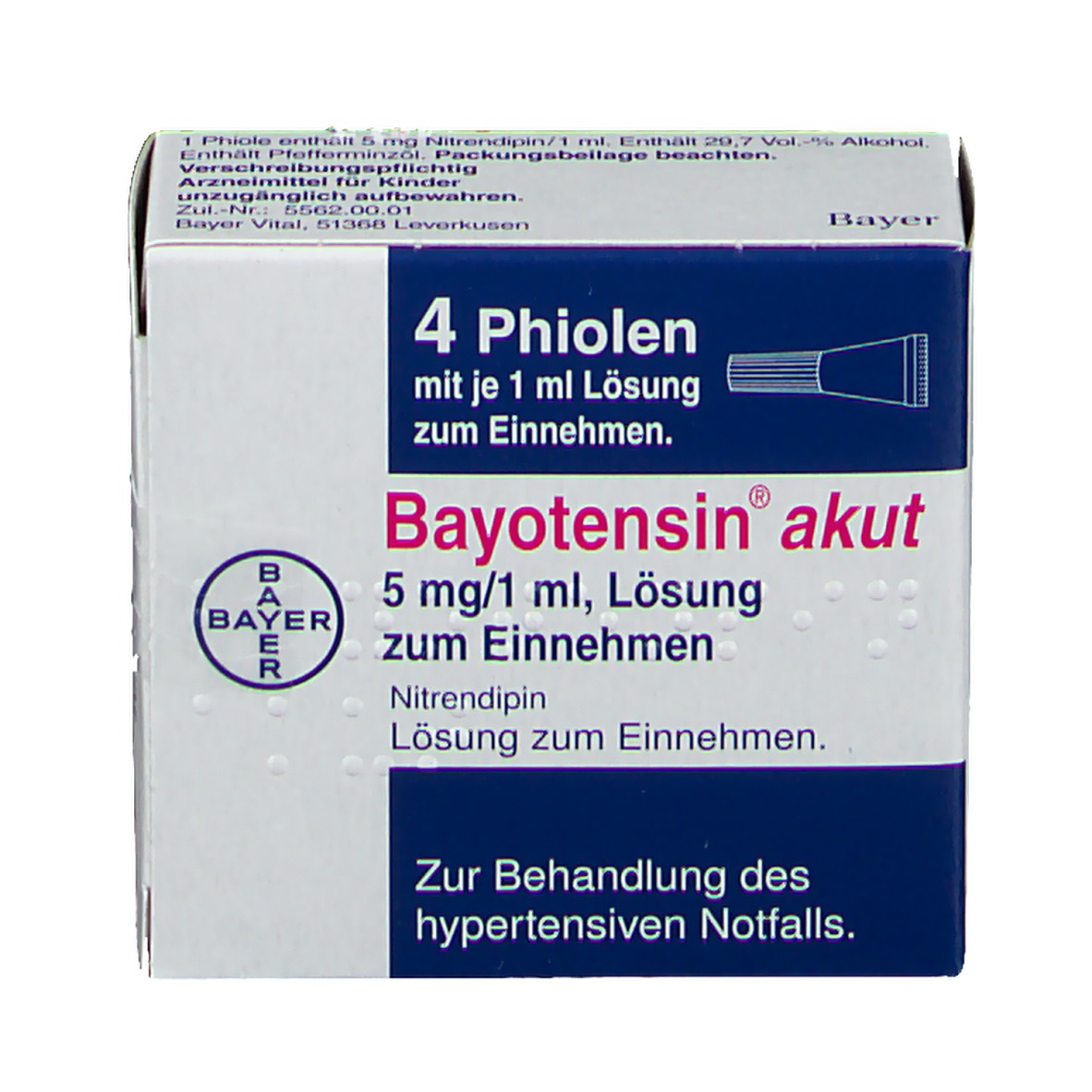 Bayotensin akut Phiolen 4X1 ml - shop-apotheke.com