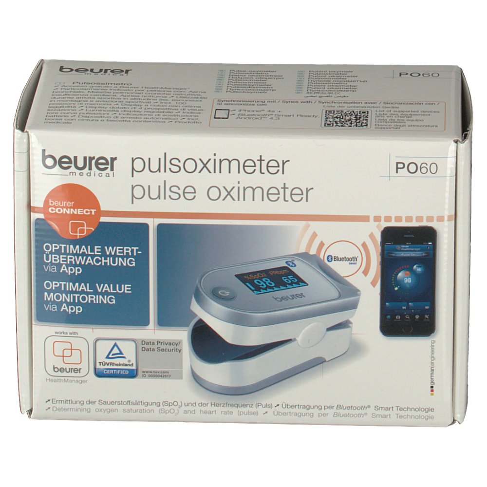 beurer Bluetooth Pulsoximeter PO60 1 St - shop-apotheke.com