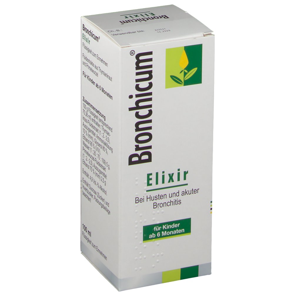 bronchicum elixir dosierung