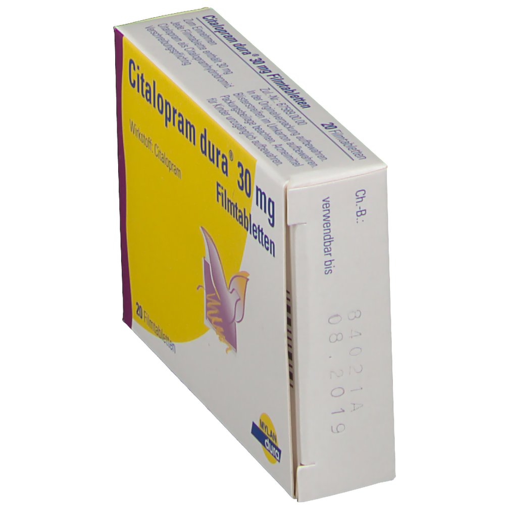 CITALOPRAM dura 30 mg Filmtabletten 20 St - shop-apotheke.com