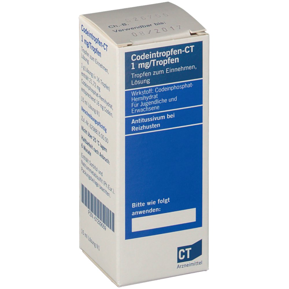 Codeintropfen V. Ct 1 Mg Lösung 15 Ml - Shop-apotheke.com