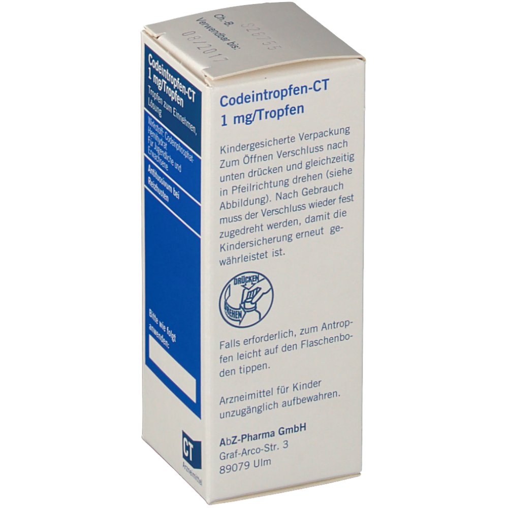 Codeintropfen v. Ct 1 mg Lösung 15 ml - shop-apotheke.com