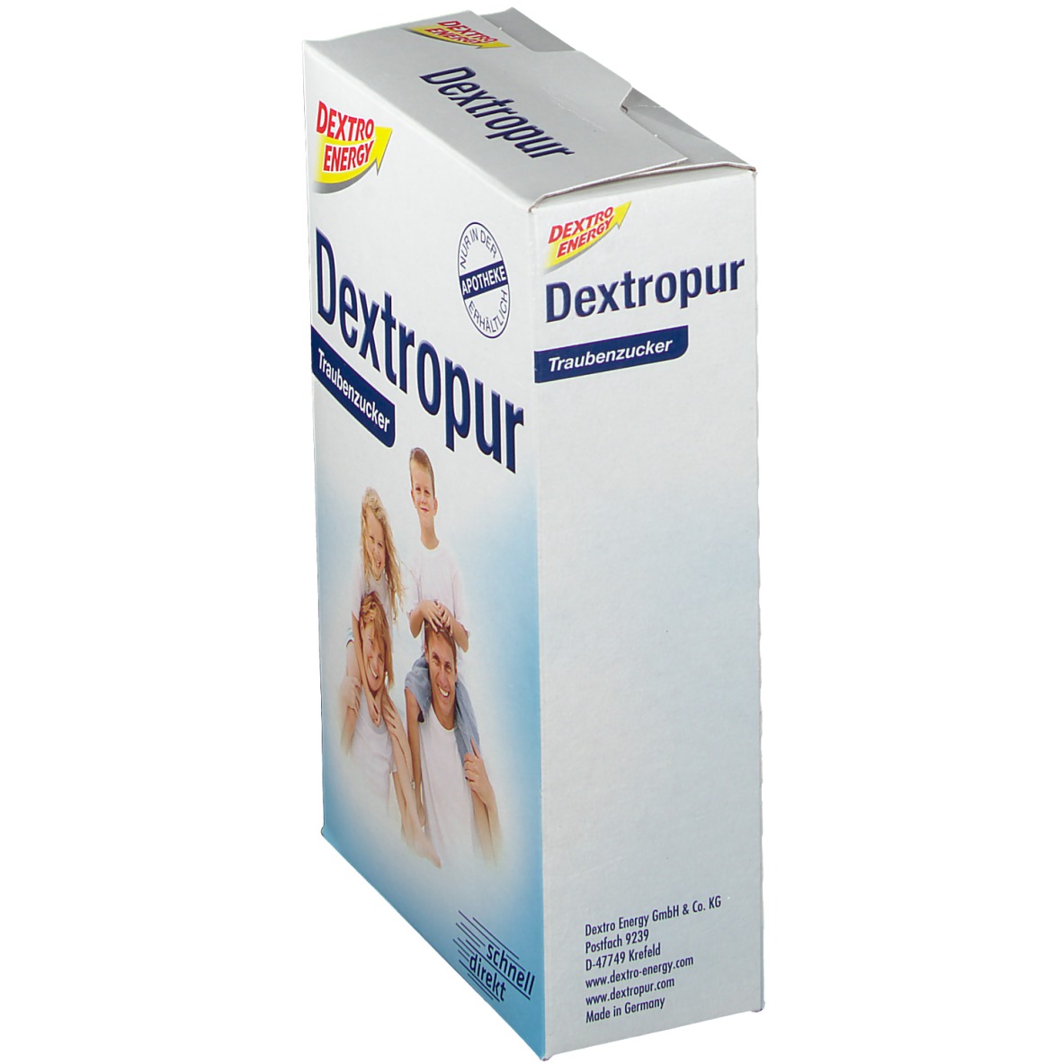 DEXTROPUR Pulver 400g - Vitamin Energie Pulver Mit Dextrose Tropical Geschmack