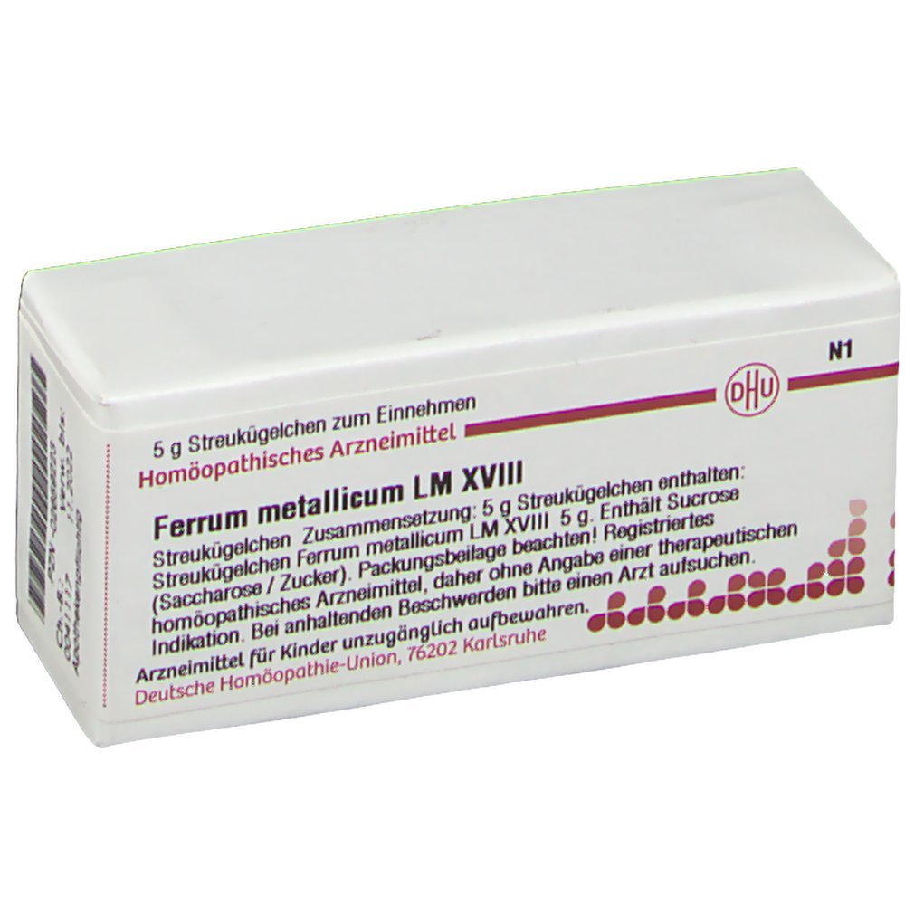 DHU Ferrum Metallicum LM XVIII 5 g