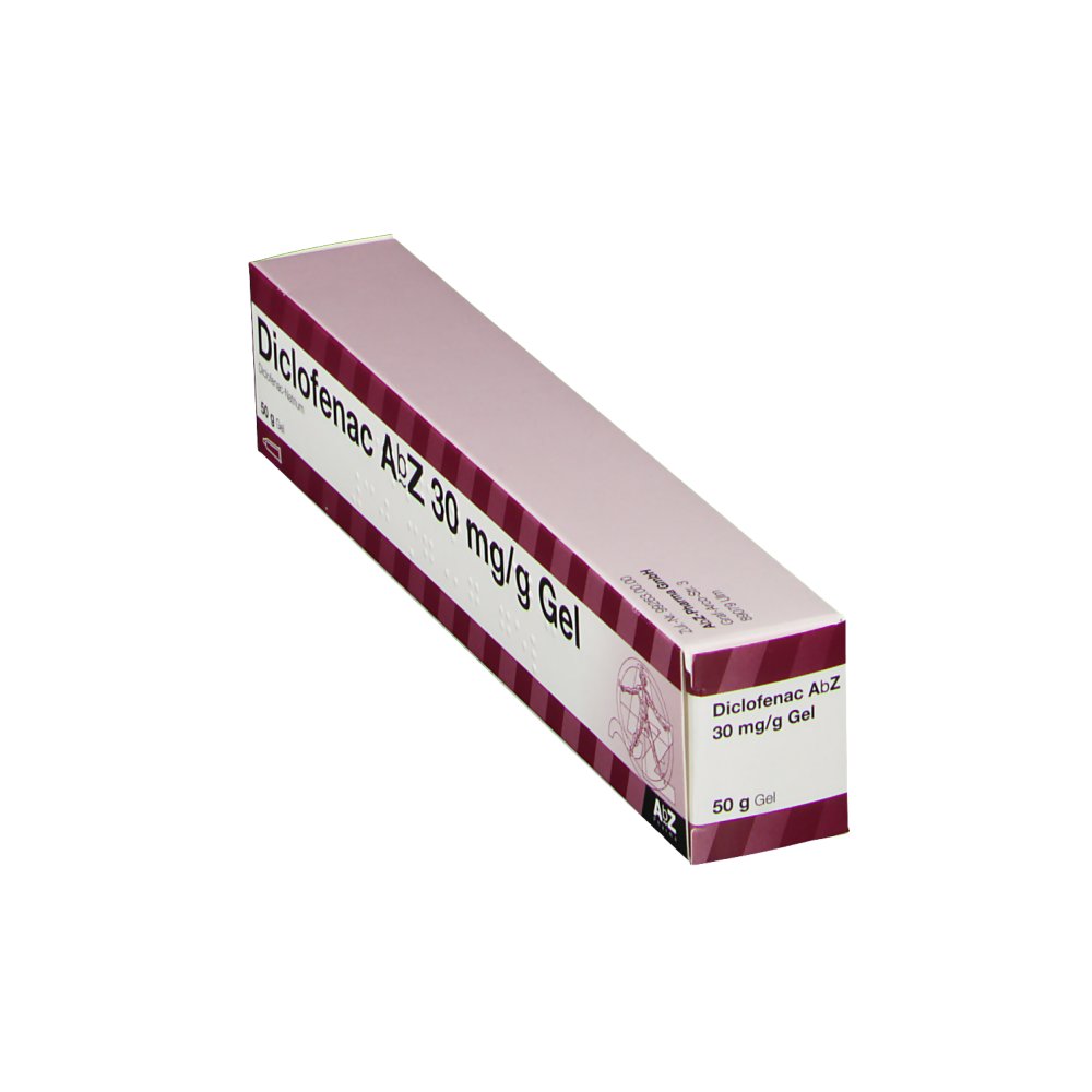 DICLOFENAC AbZ 30 mg/g Gel 50 g DICLOFENAC AbZ 30 mg/g Gel 50 g