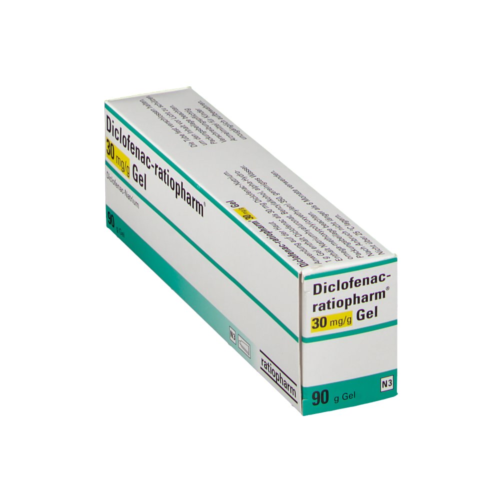DICLOFENAC-ratiopharm 30 mg/g Gel 90 g - shop-apotheke.com