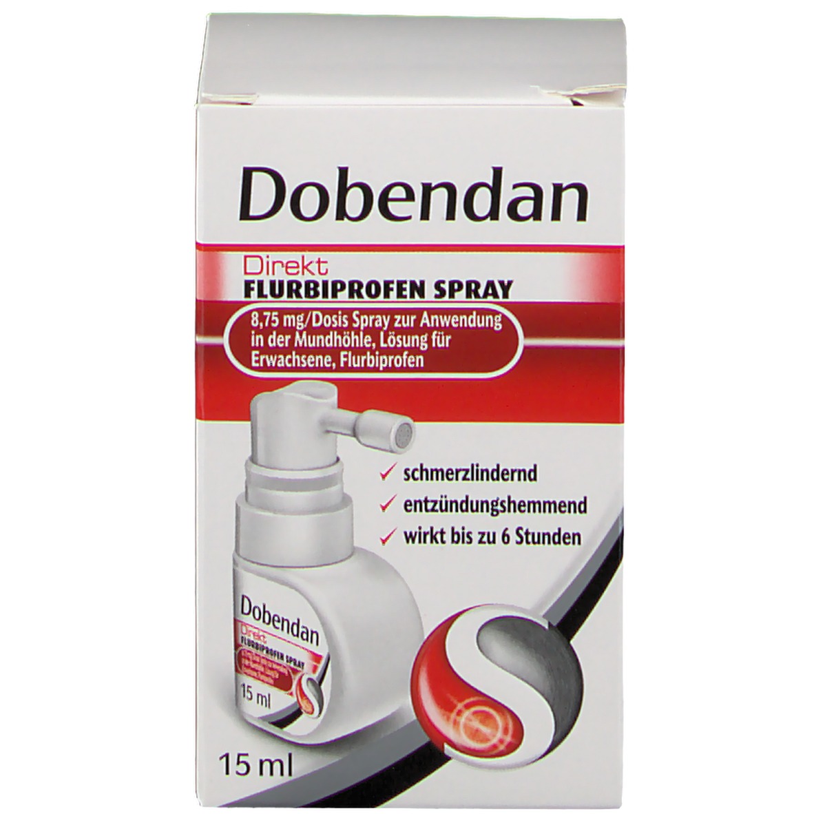 Dobendan Direkt Flurbiprofen Spray 8,75 mg 15 ml