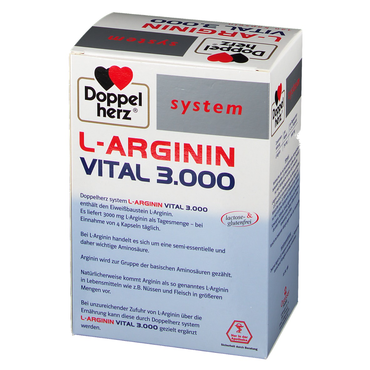 Doppelherz® system L-ARGININ VITAL 3.000 120 St - shop-apotheke.com