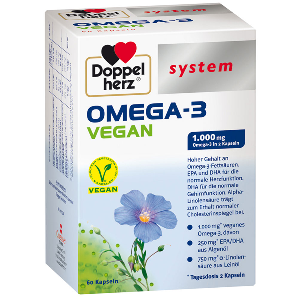 Doppelherz® system OMEGA3 Vegan 60 St