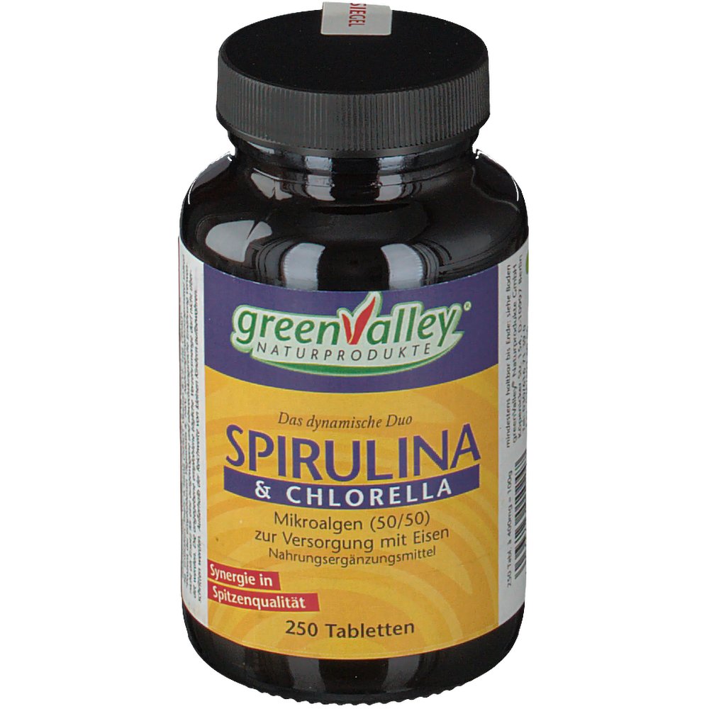 Earthrise® Spirulina & Chlorella Tabletten 250 St