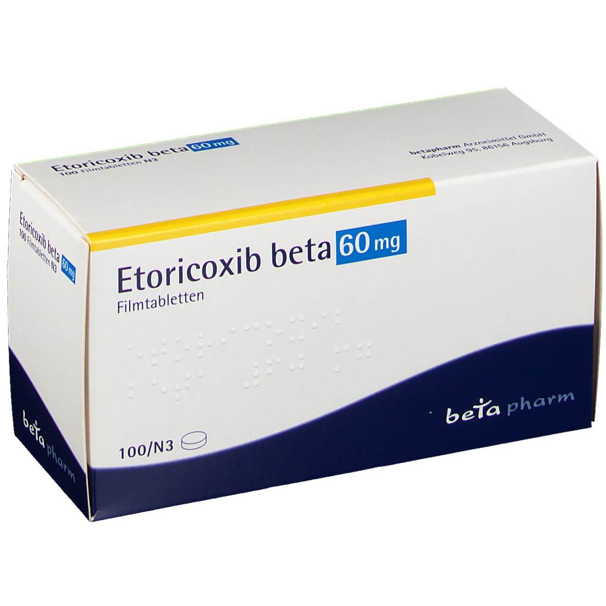 ETORICOXIB beta 60 mg Filmtabletten 100 St - shop-apotheke.com