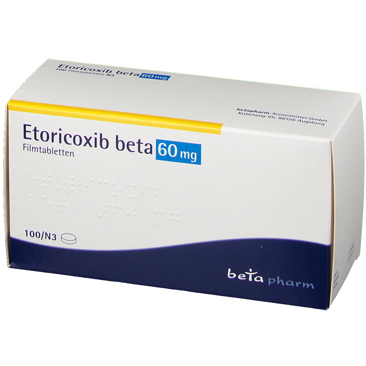 ETORICOXIB beta 60 mg Filmtabletten 100 St - shop-apotheke.com