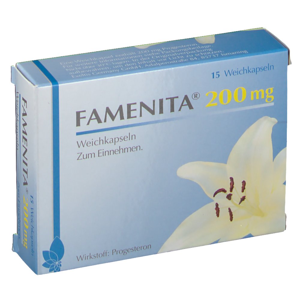 FAMENITA 200MG WEICHKAP 15 St