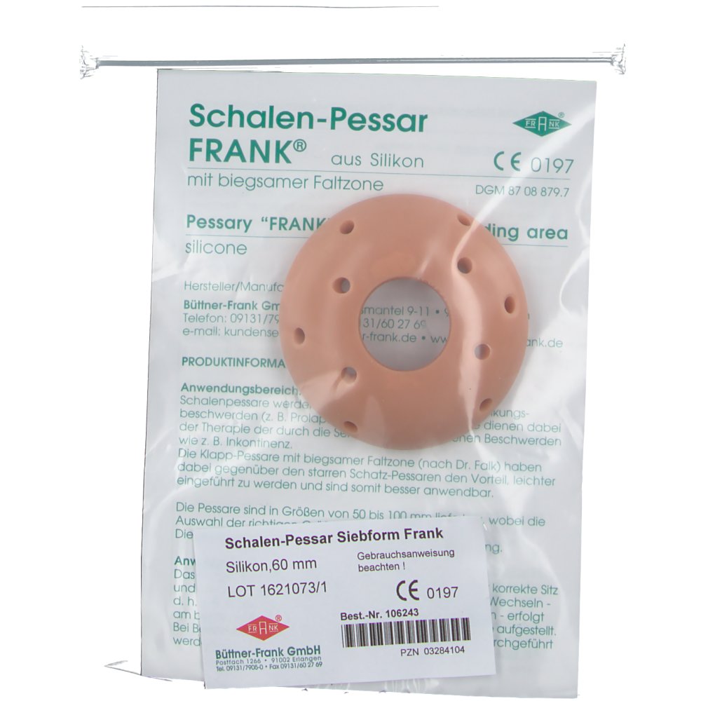 FRANK® Sieb-Pessar 60 mm Silikon 1 St - shop-apotheke.com