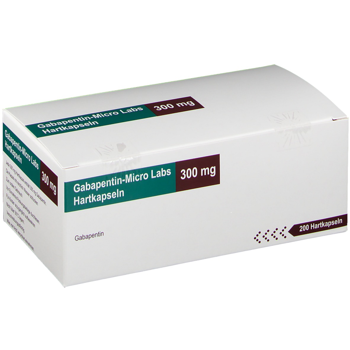 GABAPENTIN Micro Labs 300 mg Hartkapseln 200 St