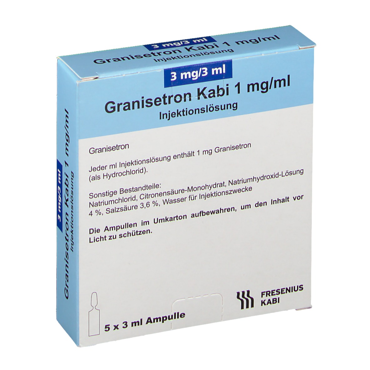 Granisetron Kabi 3 mg / 3 ml 5X3 ml