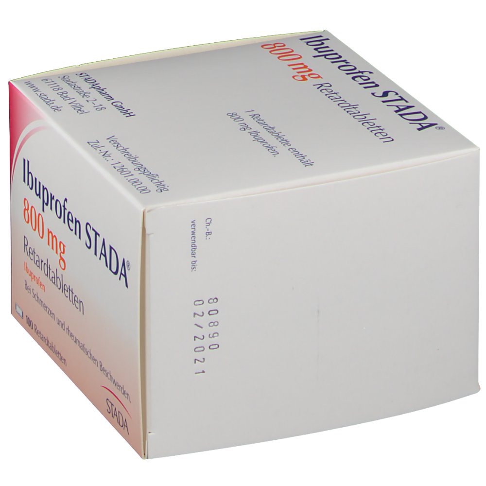 Ibuprofen Stada 800 retard Tabl. 100 St
