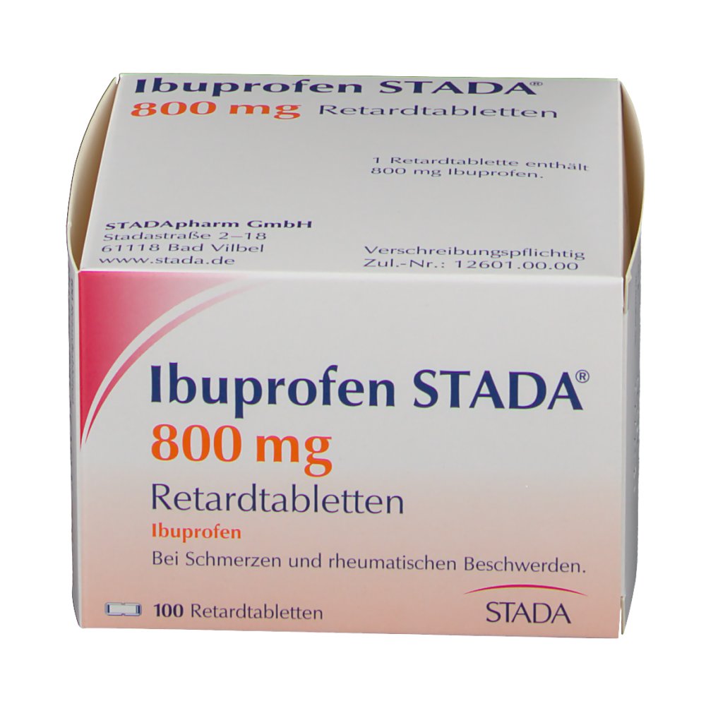Ibuprofen Stada 800 retard Tabl. 100 St