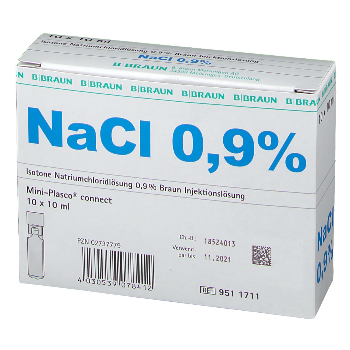 Isotone Natriumchloridlösung 0 9 Braun Injektionslösung Inhalieren Isotone Kochsalz-Lösung 0,9% Braun Miniplasco connect 10X10 ml - shop