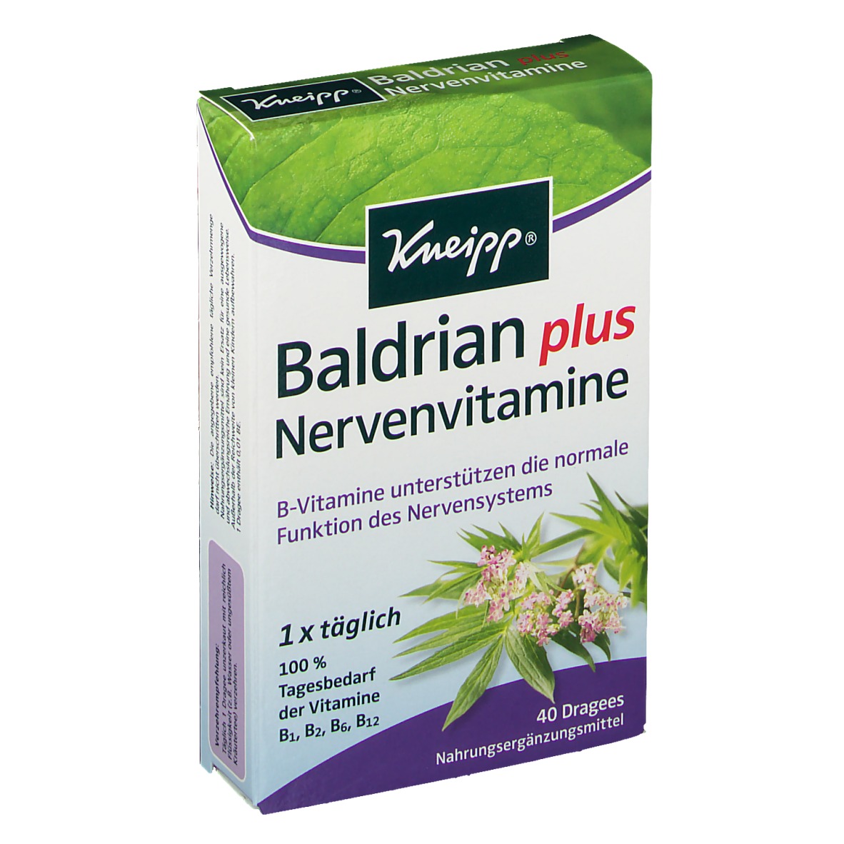 Kneipp® Baldrian Plus Nervenvitamine 40 St - Shop-apotheke.com