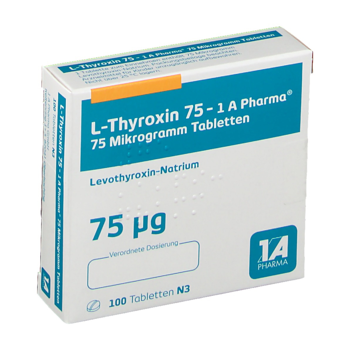 L-THYROXIN 75 1A Pharma 100 St - shop-apotheke.com