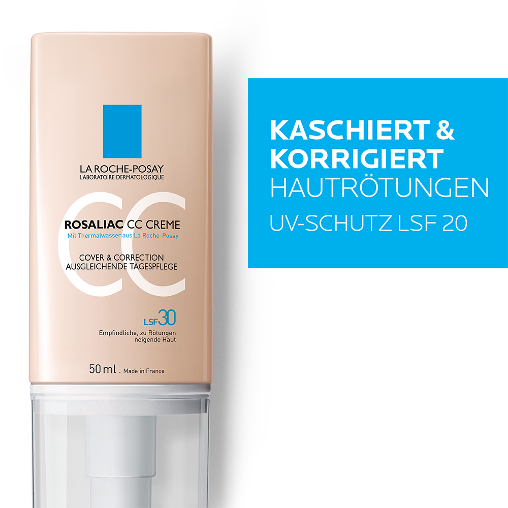 La RochePosay Rosaliac CC Creme Tagespflege bei Hautrötungen 50 ml