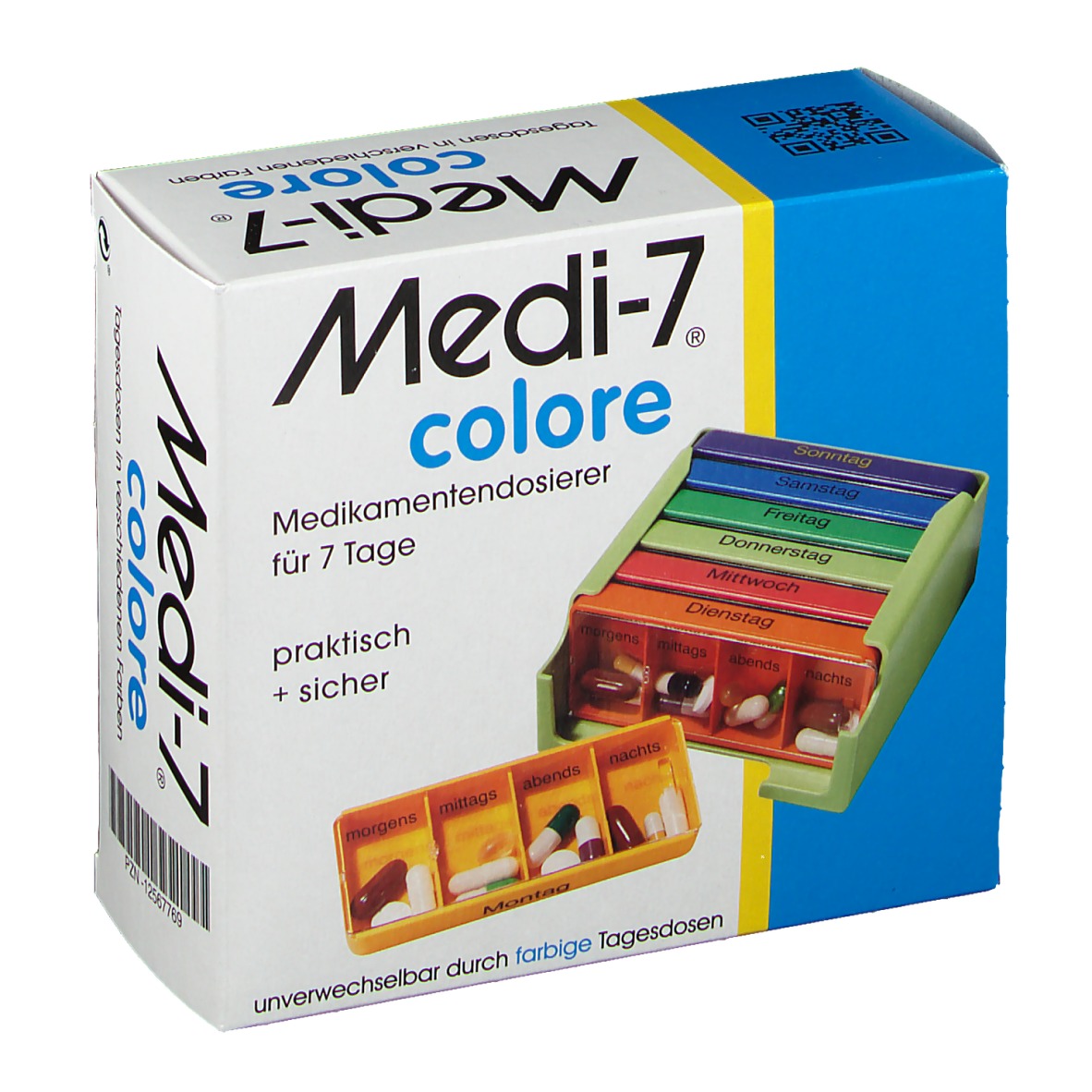 Medi-7 Medikamentendosierer für 7 Tage colore 1 St - shop-apotheke.com