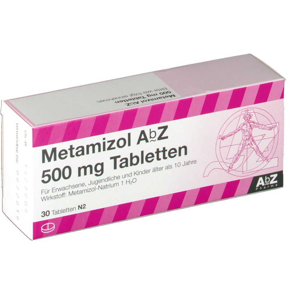 Metamizol 500 Mg Tabletten Dosierung Hund
