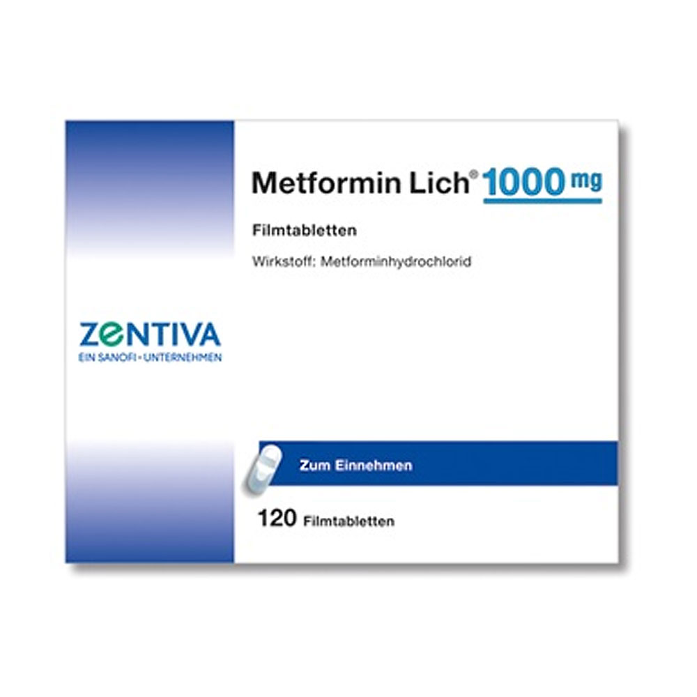Metformin Lich 1000 mg Filmtabletten 120 St