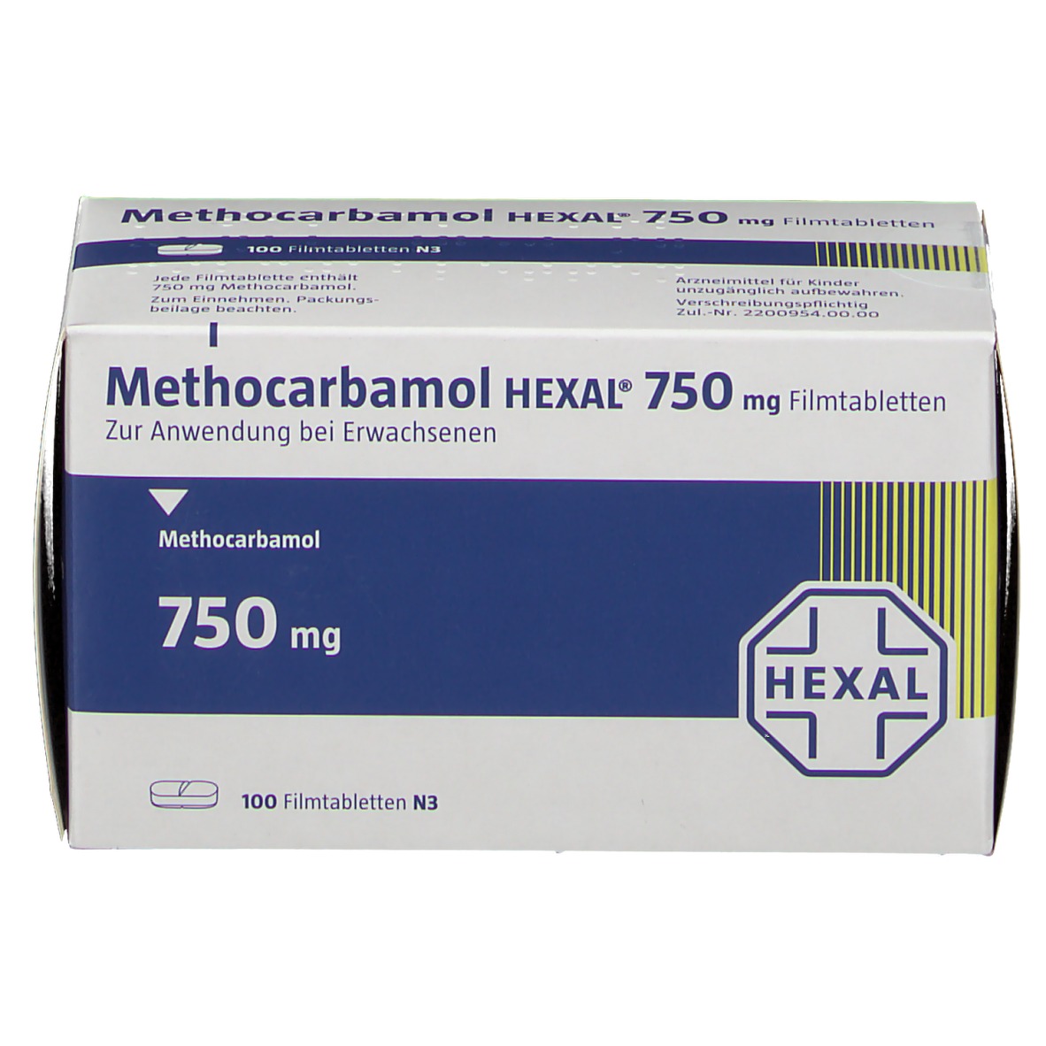 METHOCARBAMOL HEXAL 750 mg Filmtabletten 100 St - shop-apotheke.com