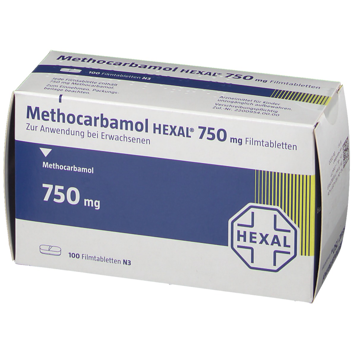 METHOCARBAMOL HEXAL 750 mg Filmtabletten 100 St - shop-apotheke.com