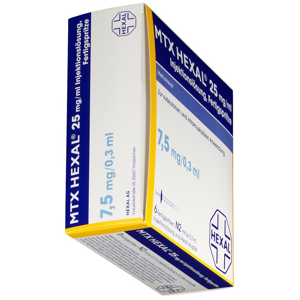 Mtx Injeksi Mtx Hexal 7,5 Mg/Ml Injektionslösung, Fertigspritze – HALDAW