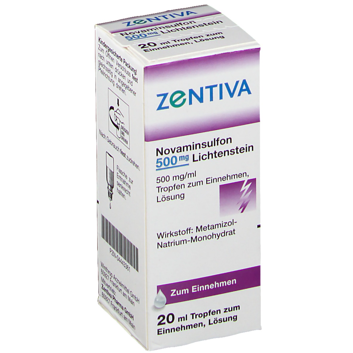 Novaminsulfon 500 mg Lichtenstein Tropfen 20 ml - shop. 