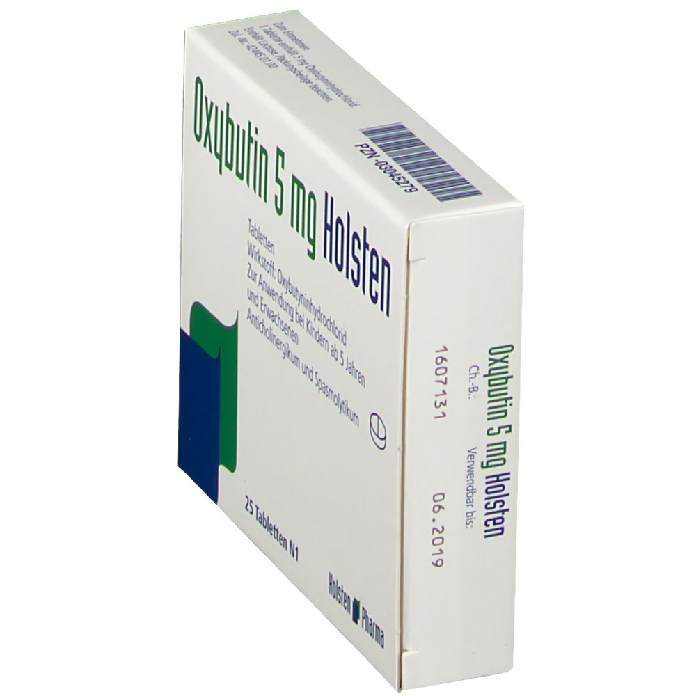 OXYBUTIN 5 mg Holsten Tabletten 25 St
