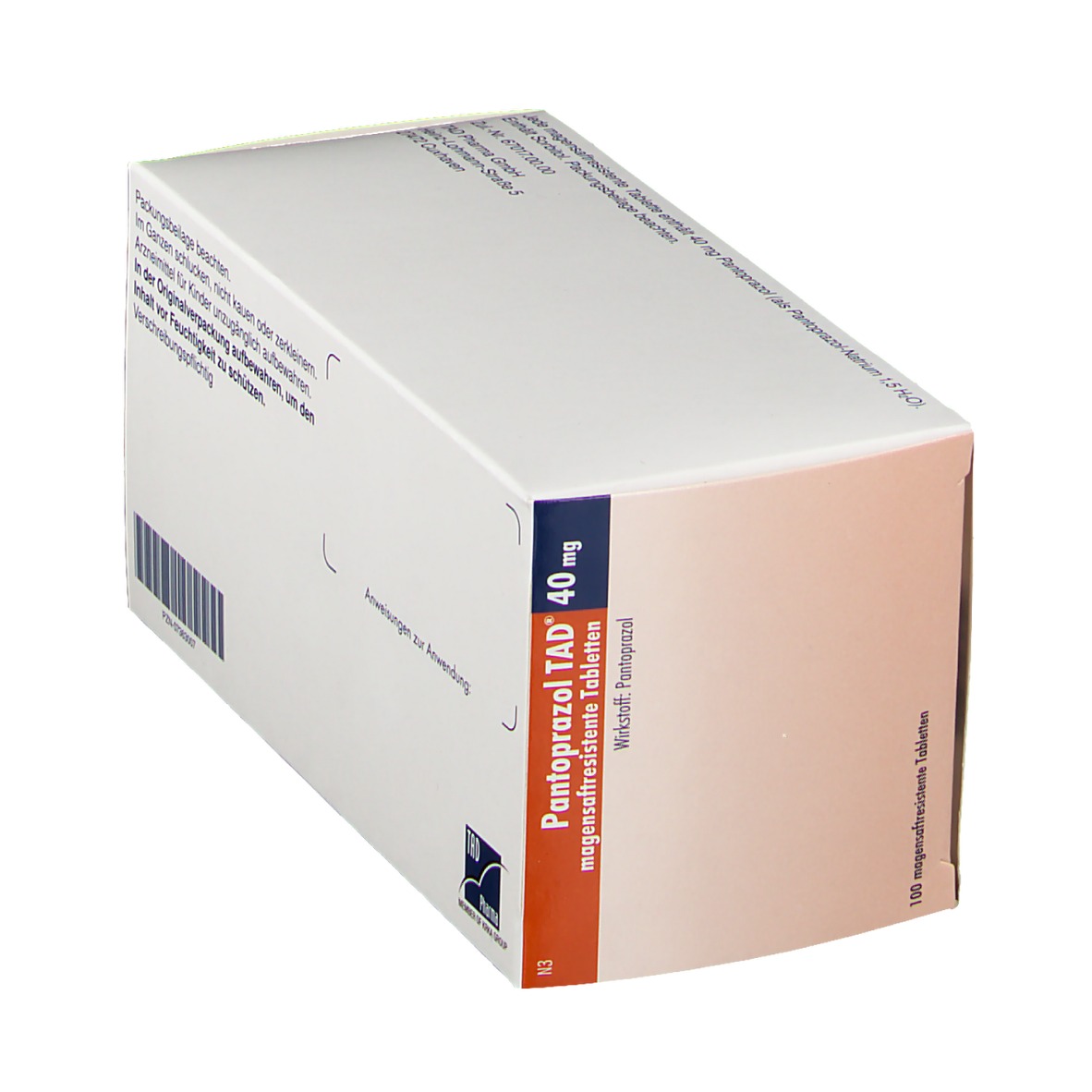 Pantoprazol TAD® 40 mg Tabletten 100 St - shop-apotheke.com