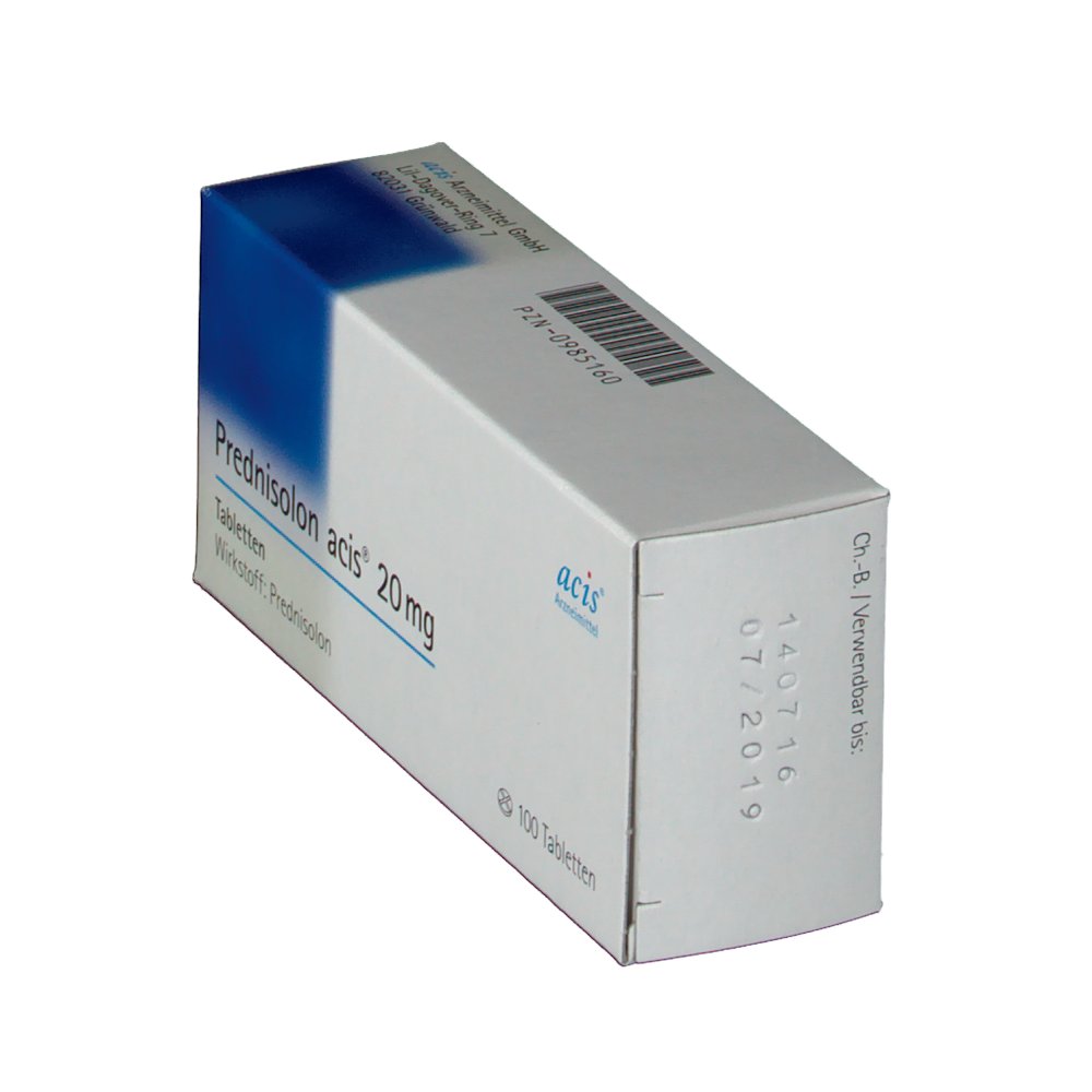Prednisolon Acis 20 mg Tabl. 100 St - shop-apotheke.com