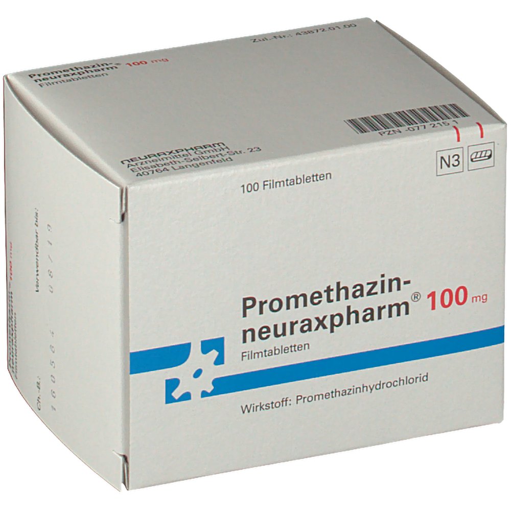 Promethazin neuraxpharm 100 Filmtabl. 100 St - shop-apotheke.com