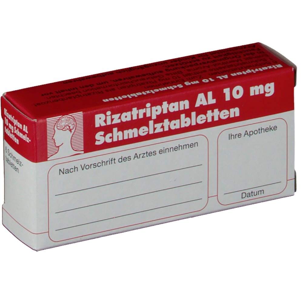 RIZATRIPTAN AL 10 mg Schmelztabletten 6 St