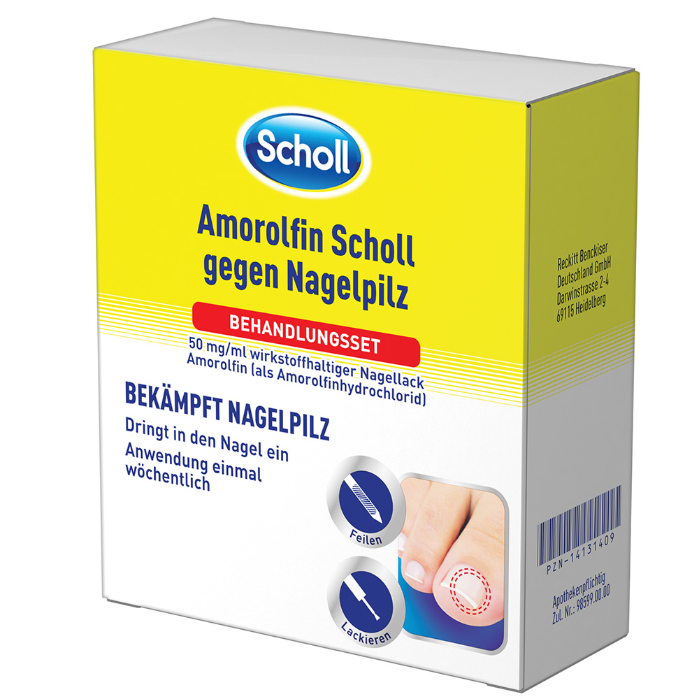 Scholl Nagelpilz KomplettSet Amorolfin 2.5 ml