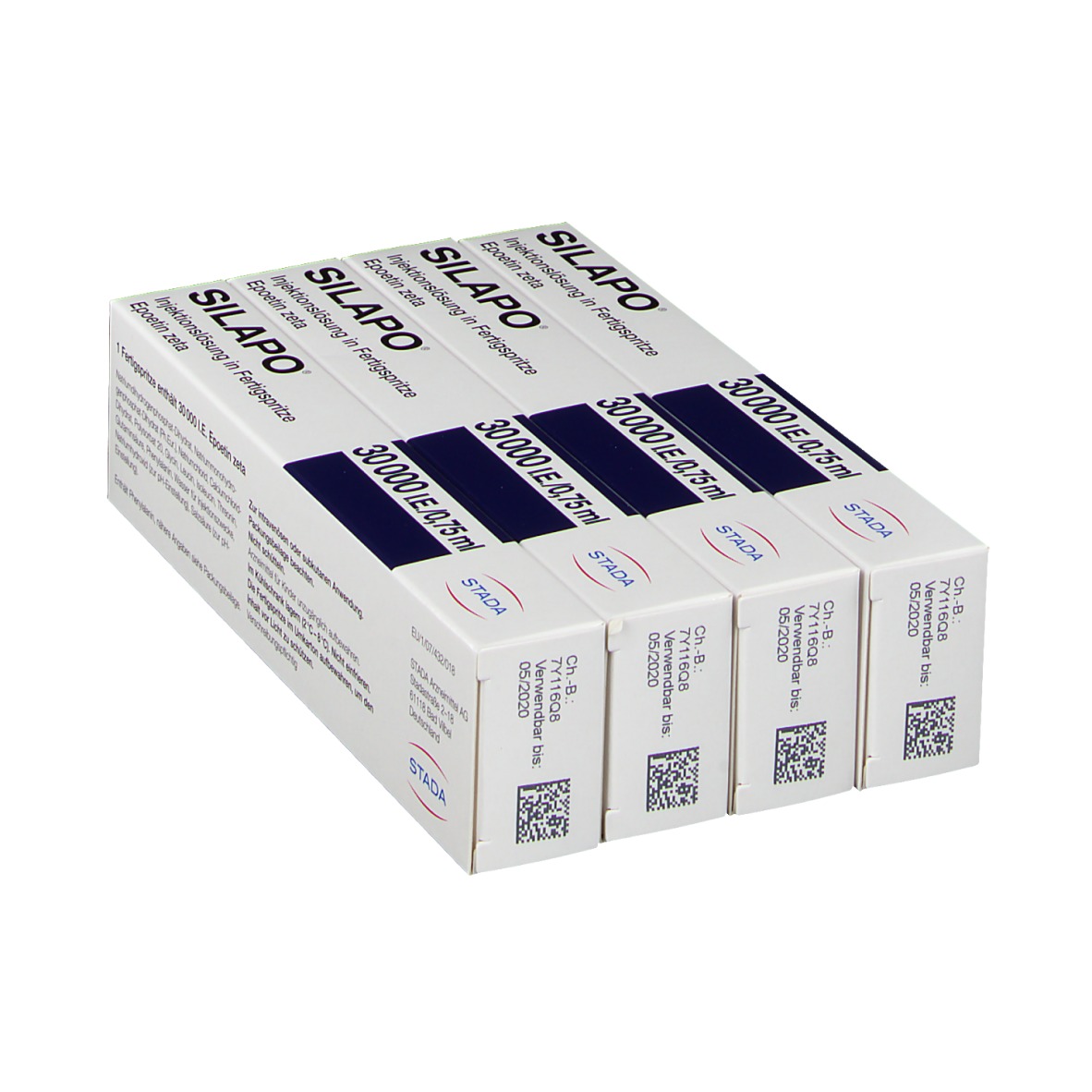 SILAPO 30.000 I.E./0,75 ml Fertigspritzen 4 St SILAPO 30.000 I.E./0,75 ml Fertigspritzen 4 St