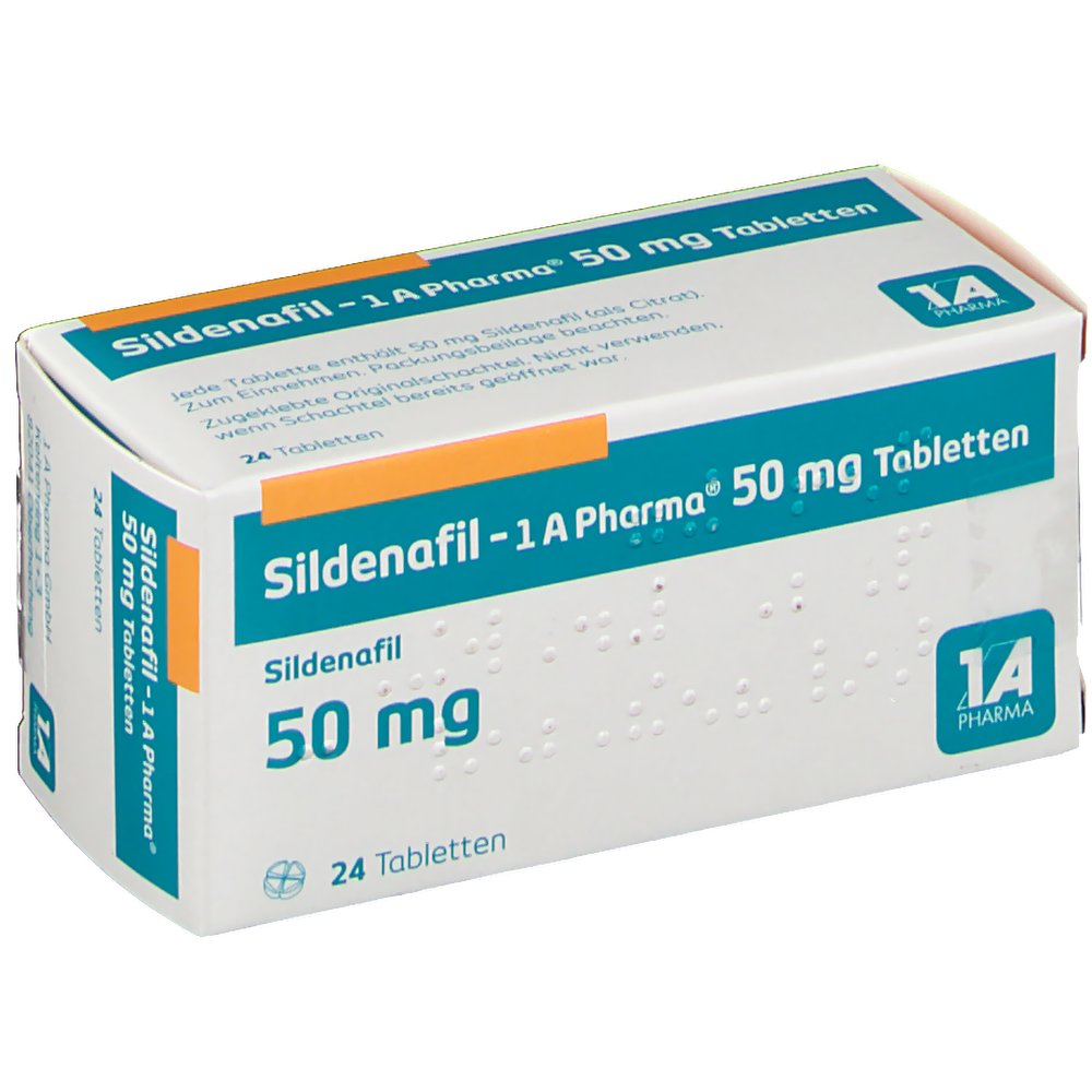 SILDENAFIL 1A Pharma 50 mg Tabletten 24 St - shop-apotheke.com