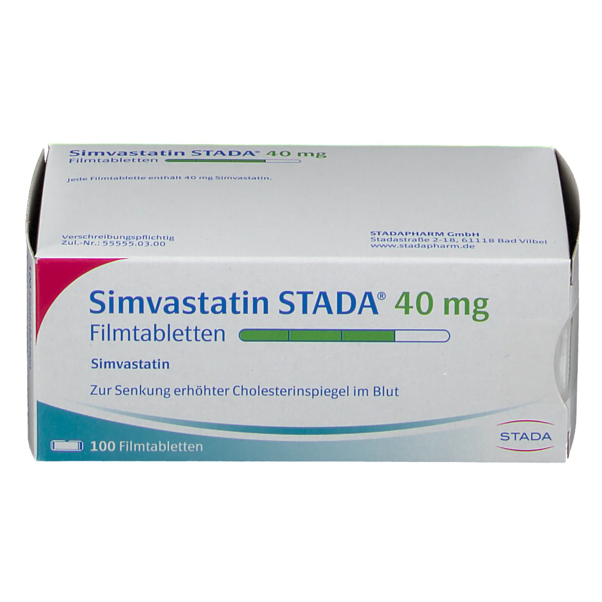 Simvastatin Stada 40 mg Filmtabl. 100 St