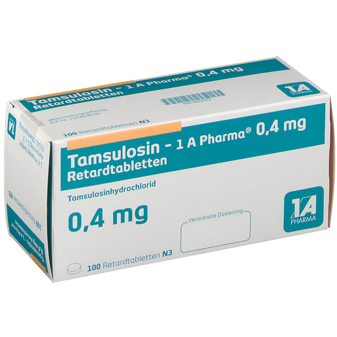 Tamsulosin - 1A Pharma® 0,4 mg 100 St - shop-apotheke.com
