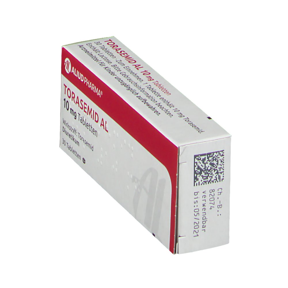 Torasemid Al 10 mg Tabl. 30 St