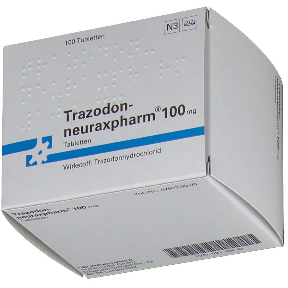 Trazodon neuraxpharm 100 mg Tabletten 100 St
