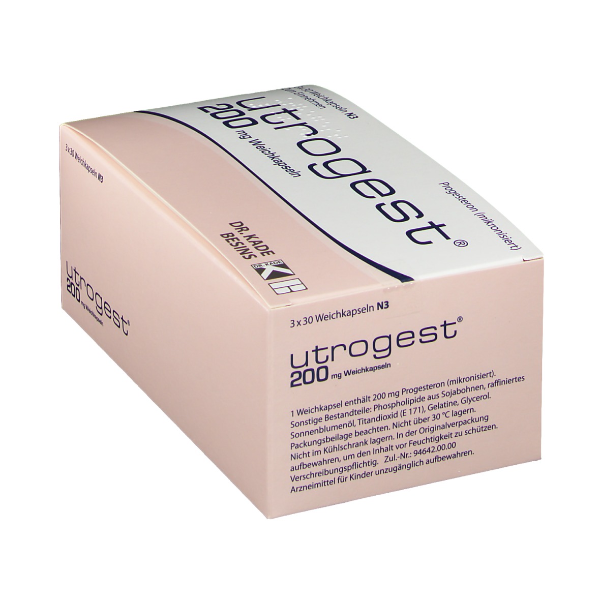 Utrogest 200 Mg Weichkapseln 90 St Shop Apotheke Com
