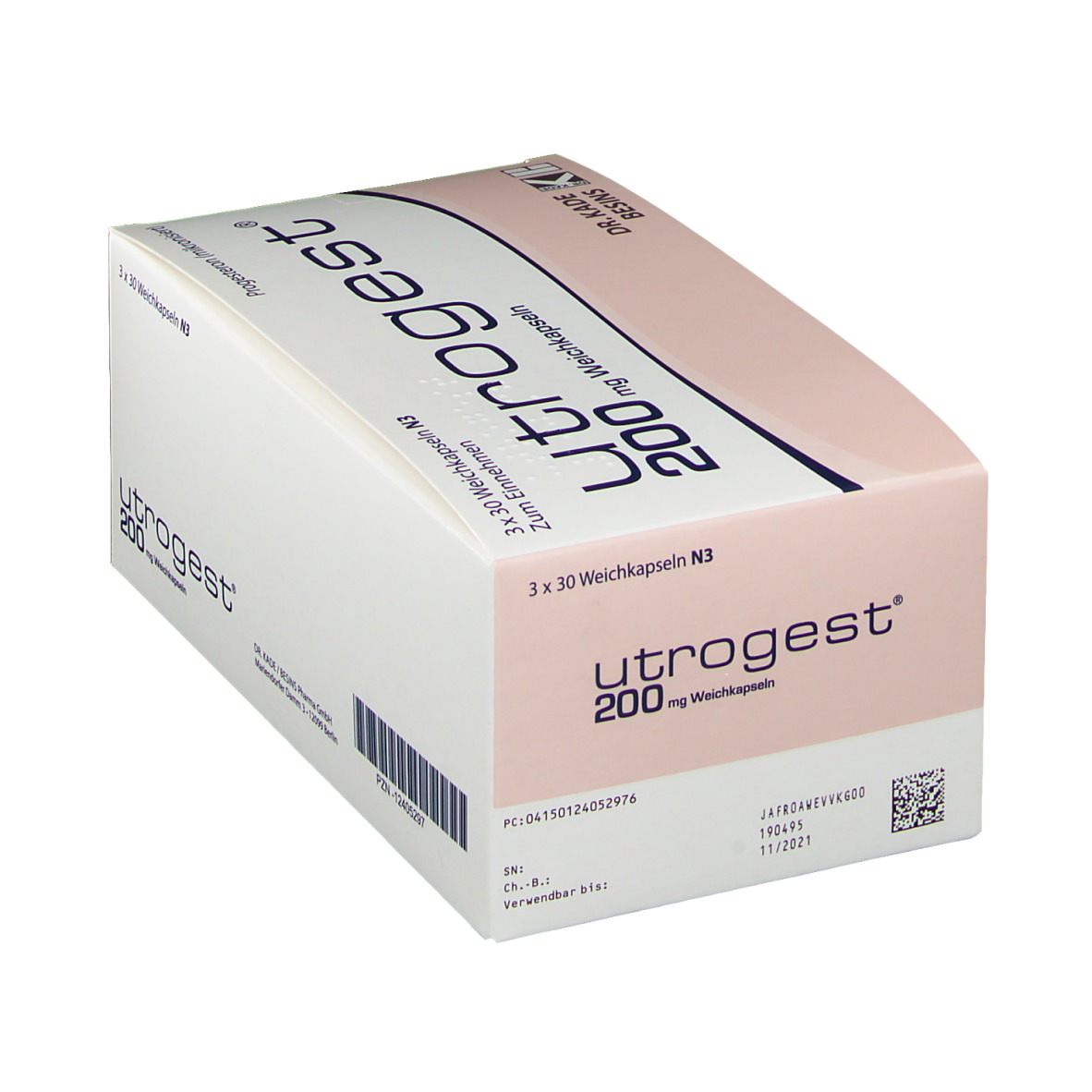 Utrogest 200 Mg Weichkapseln 90 St Shop Apotheke Com